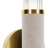Buy LED Wall Lamp Tube in Metal and Glass - Vintage - Wida Brass 61337 with a guarantee