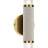 Buy LED Wall Lamp Tube in Metal and Glass - Vintage - Wida Brass 61337 with a guarantee