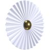 Buy Wall Lamp Applique Flower in White and Gold Metal - 40CM White 61339 in the United Kingdom