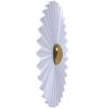 Buy Wall Lamp Applique Flower in White and Gold Metal - 40CM White 61339 home delivery