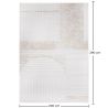 Buy Rug Large Contemporary Modern Design - Beige (290x200 cm) - Uyre Beige 61346 in the United Kingdom