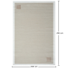 Buy Rug (290x200 cm) - Poily Beige 61349 in the United Kingdom