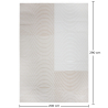 Buy Rug Large Contemporary Modern Design - Beige (290x200 cm) - Dann Beige 61351 in the United Kingdom