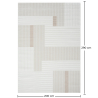 Buy Rug Large Contemporary Modern Design - Beige (290x200 cm) - Topa Beige 61353 in the United Kingdom