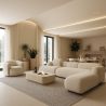Buy Large Contemporary and Modern Design Rug - Beige (160x230 cm) - Zasma Grey 61377 - prices