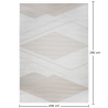 Buy Rug Large Contemporary Modern Design - Beige (290x200 cm) - Irida Beige 61368 in the United Kingdom