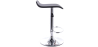 Buy Swivel Chromed Metal Office Bar Stool - Height Adjustable Black 49744 in the United Kingdom