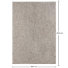 Buy Carpet - (160x230 cm) - Mia Beige 61446 at MyFaktory
