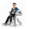 Buy Aviator pony chair - aluminum finish Silver 26715 at MyFaktory