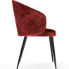 Buy Corduroy Upholstered Dining Chair - Imperial  Wine 61448 - prices