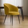 Buy Corduroy Upholstered Dining Chair - Imperial  Wine 61448 - prices
