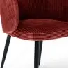 Buy Corduroy Upholstered Dining Chair - Imperial  Wine 61448 - prices