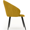 Buy Dining Chair Upholstered in Velvet - Yukon Mustard 61449 home delivery