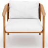 Buy Outdoor Teak Wood Armchair - Aran Natural 61325 - in the UK