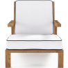 Buy Teak Outdoor Armchair - Audrey  Natural 61456 - in the UK