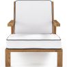 Buy Teak Outdoor Armchair - Audrey  Natural 61456 - in the UK