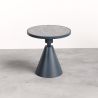Buy Metal and Slate Side Table - Randall  Grey 61464 in the United Kingdom