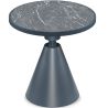 Buy Metal and Slate Side Table - Randall  Grey 61464 - prices