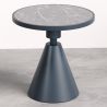 Buy Metal and Slate Side Table - Randall  Grey 61464 - in the UK