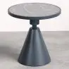 Buy Metal and Slate Side Table - Randall  Grey 61464 - in the UK