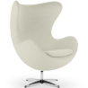 Buy Armchair with armrests - Bouclé upholstery - Bold White 61468 home delivery