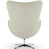 Buy Armchair with armrests - Bouclé upholstery - Bold White 61468 - in the UK