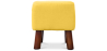 Buy Jonah scandinavian style Footstool - Fabric Yellow 55340 - in the UK