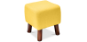 Buy Jonah scandinavian style Footstool - Fabric Yellow 55340 in the United Kingdom