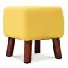 Buy Jonah scandinavian style Footstool - Fabric Yellow 55340 in the United Kingdom