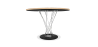 Buy Dining Table Round Wooden with Steel Legs – Jany White 16314 - in the UK