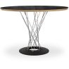 Buy Dining Table Round Wooden with Steel Legs – Jany White 16314 - prices