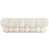 Buy Bouclé Upholstered Sofa - Modern Style - 2/3 Seater - Curved Premium White 61488 - prices