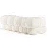 Buy Bouclé Upholstered Sofa - Modern Style - 2/3 Seater - Curved Premium White 61488 in the United Kingdom