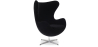 Buy Armchair with armrests - Fabric upholstery - Bold Black 13412 at MyFaktory