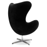 Buy Armchair with armrests - Fabric upholstery - Brun Black 13412 in the United Kingdom