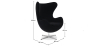 Buy Armchair with armrests - Fabric upholstery - Bold Black 13412 - in the UK