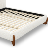 Buy Double bed 180x200 CM - Upholstered in Bouclé Fabric - Dream White 61453 - prices
