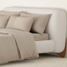 Buy Double bed 180x200 CM - Upholstered in Bouclé Fabric - Dream White 61453 with a guarantee