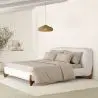 Buy Double bed 180x200 CM - Upholstered in Bouclé Fabric - Dream White 61453 - prices