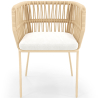 Buy Beige Outdoor Chair - Rope - Dexter Beige 61469 - in the UK