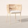 Buy Beige Outdoor Chair - Rope - Dexter Beige 61469 - in the UK