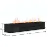 Buy Decorative Electric Fireplace with Water Vapor Flame - 50 cm Black 61519 at MyFaktory