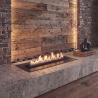 Buy Decorative Electric Fireplace with Water Vapor Flame - 60 cm Black 61520 - prices