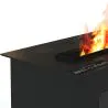 Buy Decorative Electric Fireplace with Water Vapor Flame - 70 cm Black 61521 - in the UK