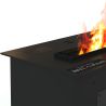 Buy Decorative Electric Fireplace with Water Vapor Flame - 100 cm Black 61523 - in the UK
