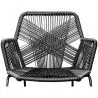Buy Tropical Garden armchair - Black Legs Black 58538 - prices
