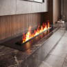 Buy Decorative Electric Fireplace with Water Vapor Flame - 150 cm Black 61526 - prices