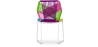 Buy Tropical Garden chair - White Legs Multicolour 58534 - in the UK