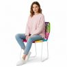 Buy Tropical Garden chair - White Legs Multicolour 58534 at MyFaktory