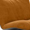 Buy Upholstered Armchair with Curved Design, Contemporary Style - Tulip Mustard 61545 at MyFaktory